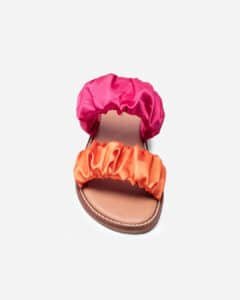 Tiras Cetim Rosa e Laranja