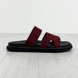 Chinelo em Camurça Bordô