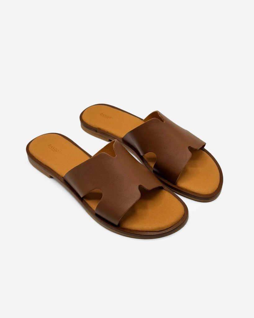 Chinelo Pele Camel