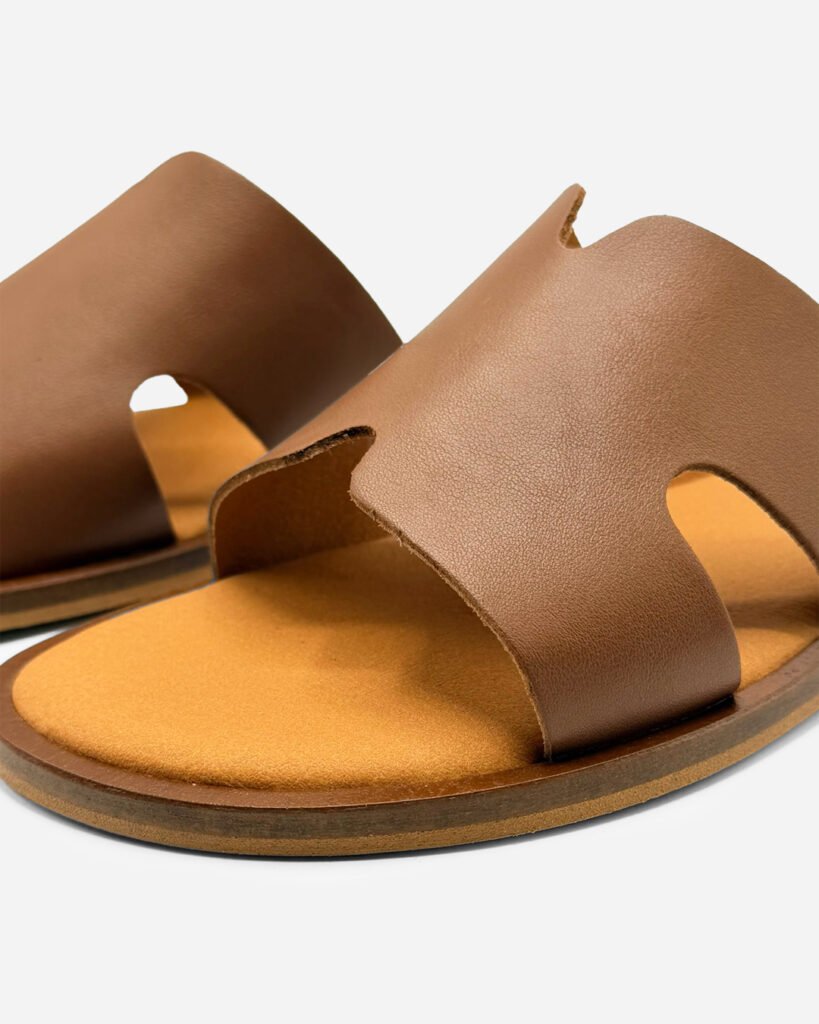 Chinelo Pele Camel