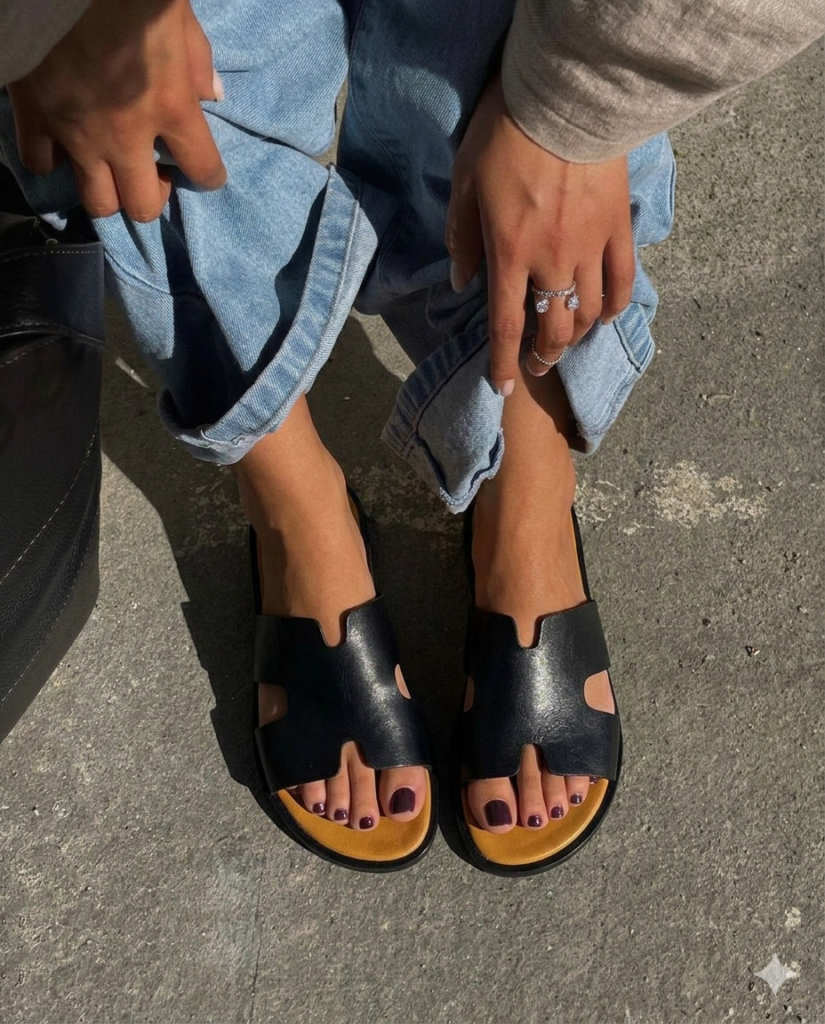 Chinelo Pele Preto