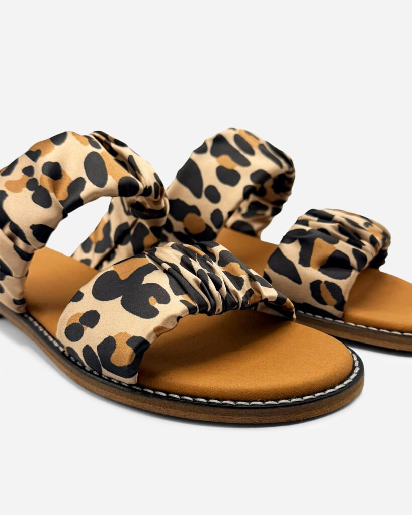 Tiras Cetim Leopardo