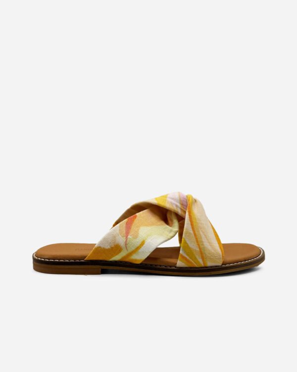 Cruzado Floral Laranja