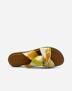 Cruzado Floral Laranja