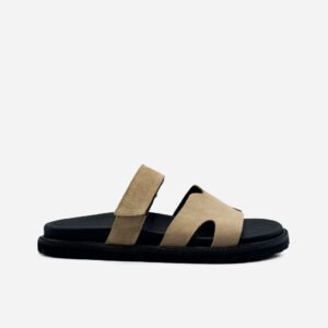 Chinelo Mia Camurça Bege