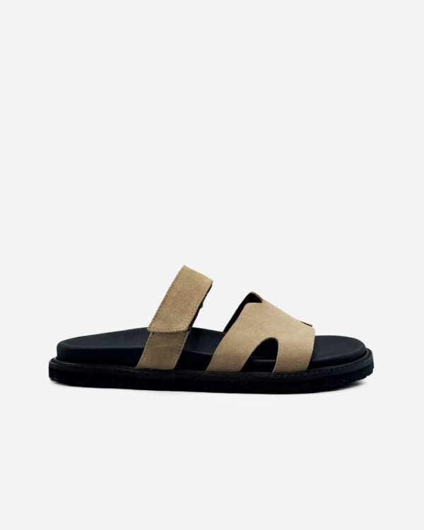 Chinelo Mia Camurça Bege