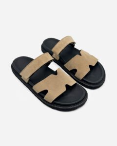 Chinelo Mia Camurça Bege